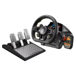 Turtle Beach VelocityOne Race Wheel & Pedal System for Xbox Series X|S, Windows PCs – Force Feedback, & Three Pedals – Black simolary.com 10 Turtle Beach VelocityOne Race Wheel & Pedal System for Xbox Series X|S, Windows PCs – Force Feedback, & Three Pedals - Black